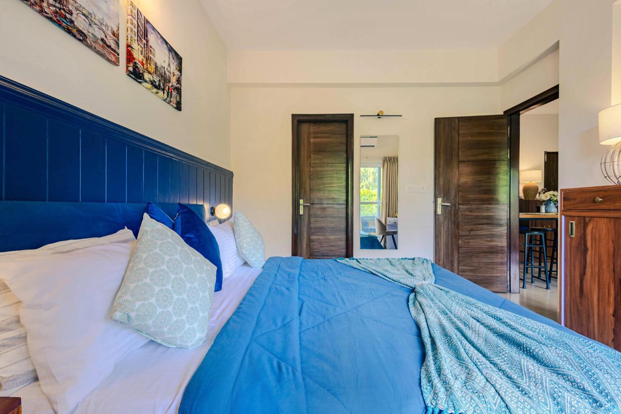 Alaya Stays 1 Bhk With Balcony & Pool - Veera Marina แคนโดลิม ภายนอก รูปภาพ