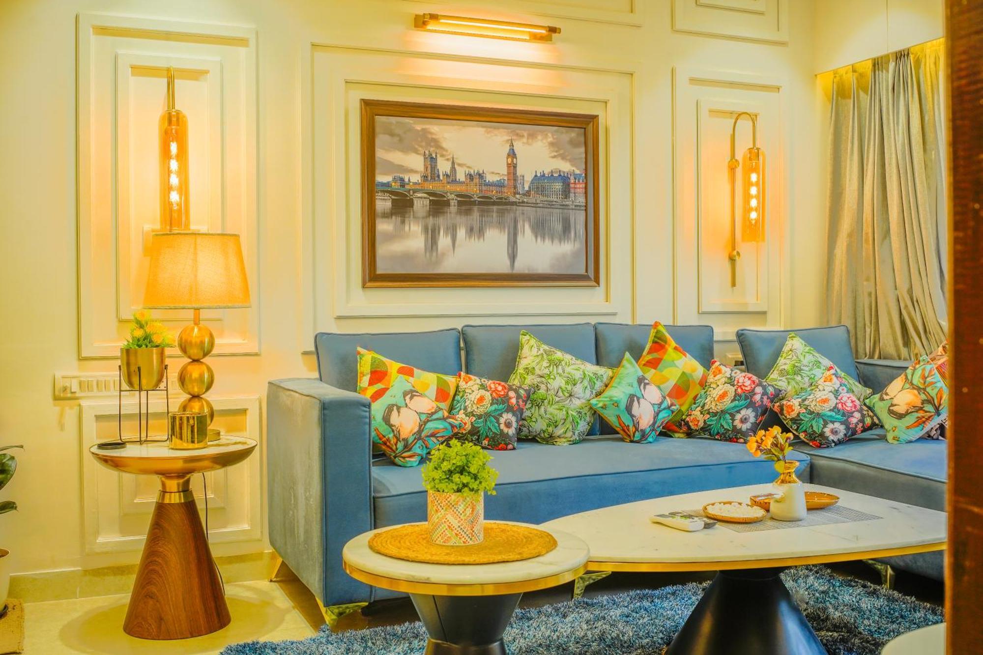 Alaya Stays 1 Bhk With Balcony & Pool - Veera Marina แคนโดลิม ภายนอก รูปภาพ